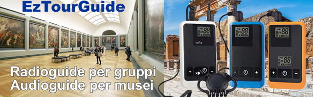 Radioguide per gruppi e audioguide per visite guidate